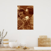  sportwennis, liefde en Romance Poster (Keuken)