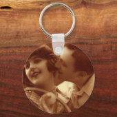  sportwennis, liefde en Romance Sleutelhanger (Achterkant)