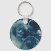  sportwennis, liefde en Romance Sleutelhanger (Voorkant)