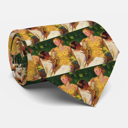  sportwennis, liefde en Romance Stropdas (Opgerold)