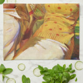  sportwennis, liefde en Romance Theedoek (Gevouwen)