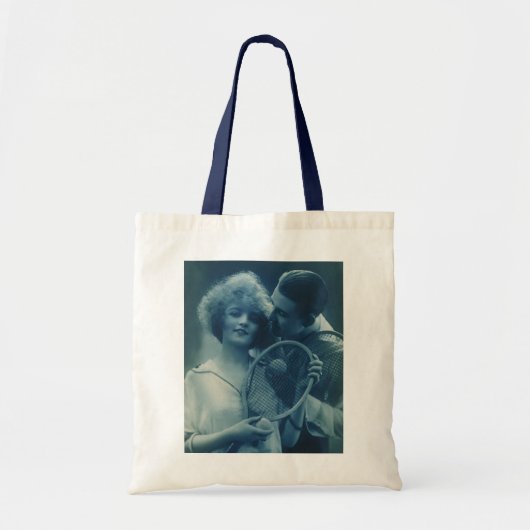  sportwennis, liefde en Romance Tote Bag (Voorkant)