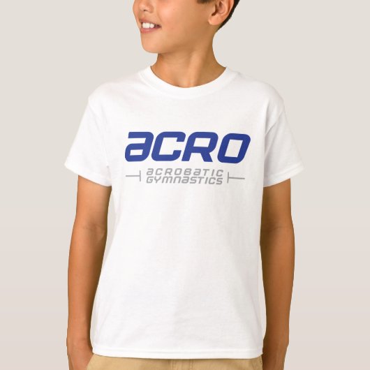 Sporty Acrobat Gymnastics T-Shirt (Voorkant)