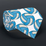 Sporty Baby Blue en White Volleyball Stropdas<br><div class="desc">Mannen Volleyball Sport Necktie. ⭐ Dit product is 100% . Grafiek en/of tekst kunnen worden verwijderd, verplaatst, aangepast, gewijzigd, geroteerd, enz... 99% van mijn design in mijn winkel wordt in lagen gedaan. Dit maakt het voor u gemakkelijk resize en beweegt de grafiek en de tekst rond zodat het elk product...</div>