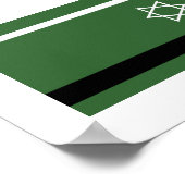 Sporty Bar Mitzvah Sign In Board - Green Black Poster (Hoek)