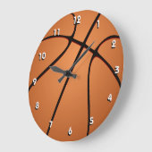 Sporty Basketball Wall met cijfers Grote Klok (Hoek)
