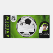 Sporty Birthday Gift For Men | Custom Soccer Bureaumat (Keyboard & Muis)