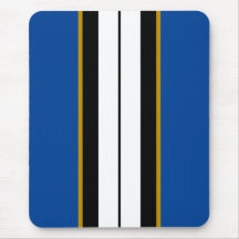 Sporty Blue Black White - verticale racestrepen