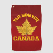 Sporty Canada Golf Towel Canada Golf Towels Golfhanddoek (Voorkant)
