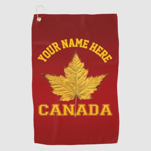Sporty Canada Golf Towel Canada Golf Towels Golfhanddoek (Voorkant)