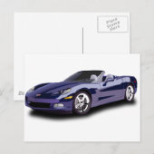 Sporty Car Briefkaart (Voorkant / Achterkant)