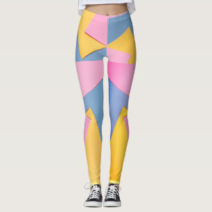 Sporty Colorful (getextureerde blik) Leggings