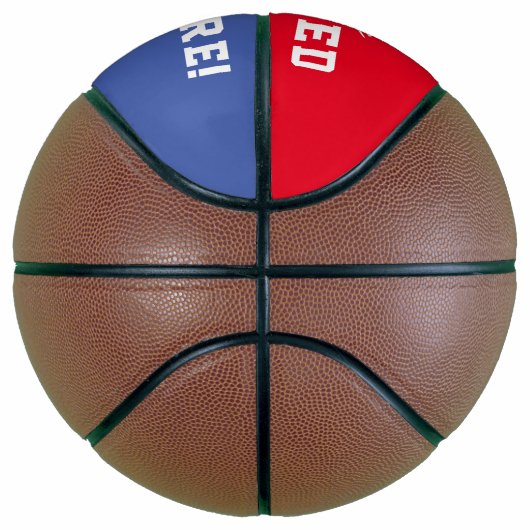 Sporty Custom Name Basketball Basketbal (Rechts)