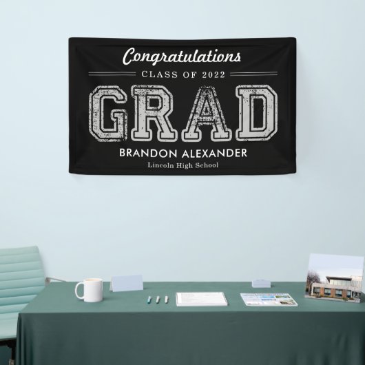  Sporty EDITABLE KLOR Afstuderen Banner (Beurs)