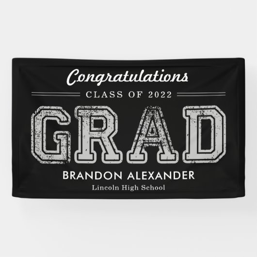  Sporty EDITABLE KLOR Afstuderen Banner (Horizontaal)