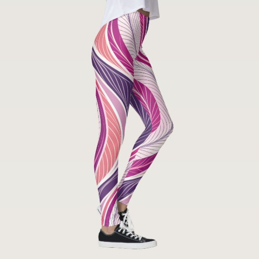 Sporty Feminine Seamless Pattern for Leggings and  (Rechts)