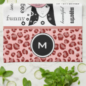 Sporty & Girly Cool Leopard Sports/Gym Towel Theedoek (Gevouwen)