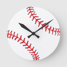 Sporty-Honkbal Klassiek Rood & Wit Sport Thema