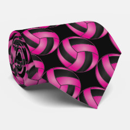 Sporty Hot Pink Volleyball Stropdas