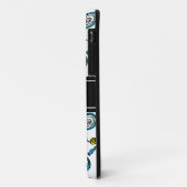 Sporty iPhone draagtas met tennisracketpatroon Case-Mate iPhone Case (Achterkant/links)