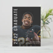 Sporty look Full Photo Afstuderen Kaart (Staand voorkant)