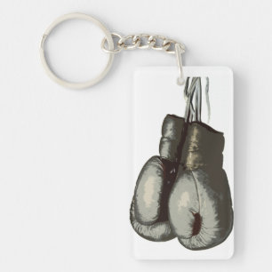 Sporty Old Boxing-handschoenen Sleutelhanger