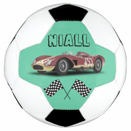Sporty Race Car Voetbal