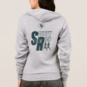 Sporty & Rich | Vrouwen met volle ritssluiting Hoodie (Achterkant)
