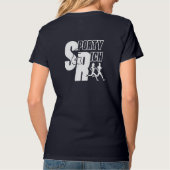 Sporty & Rich | Vrouwen V-Neck T-shirt (Achterkant)