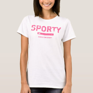 Sporty - Roze & Roze T-shirt