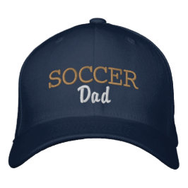 Sporty Soccer Dad Geborduurde Pet