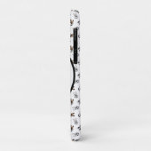 Sporty Soccer Puppies Monogramed Case-Mate iPhone Case (Achterkant/links)