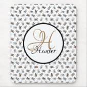 Sporty Soccer Puppies Monogramed Muismat (Voorkant)