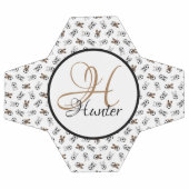 Sporty Soccer Puppies Monogramed Voetbal (Enkel)