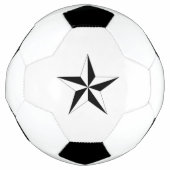Sporty Star Mark Soccer Ball with Unique Look Voetbal (Voorkant)