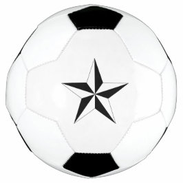 Sporty Star Mark Soccer Ball with Unique Look Voetbal