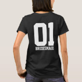 Sporty Team Bride T-shirt (Achterkant)