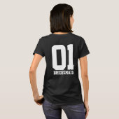 Sporty Team Bride T-shirt (Achterkant volledig)