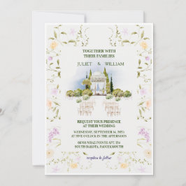 Sporty Wedding Invitation | Glass House  Kaart
