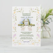 Sporty Wedding Invitation | Glass House  Kaart (Staand voorkant)