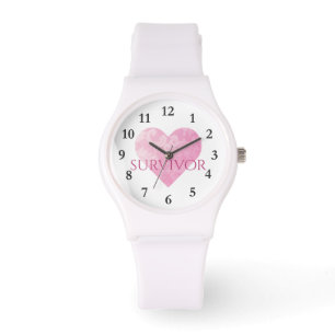 Sporty White Silicon Watch, Survivor Horloge