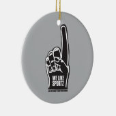 Sportz 2 keramisch ornament (Rechts)