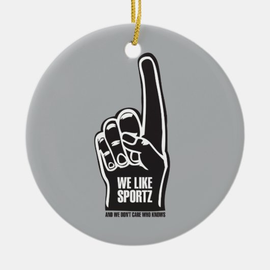 Sportz 2 keramisch ornament (Voorkant)