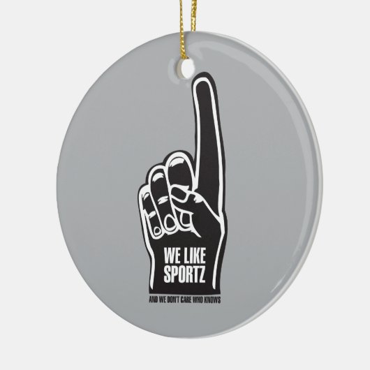 Sportz 2 keramisch ornament (Links)