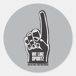 Sportz 2 ronde sticker