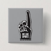 Sportz 2 vierkante button 5,1 cm (Voorkant)