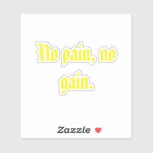Sportzaalmotivatie citaten sticker