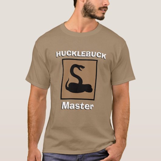 Sportzweer Snake Hunter Bayou HUCKLEBUCK MASTER T-shirt (Voorkant)