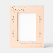 Sposi Personalized Gegraveerde Lijstjes (Voorkant)