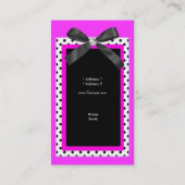 Spot Boutique label roze strik lint afbeelding (Achterkant)